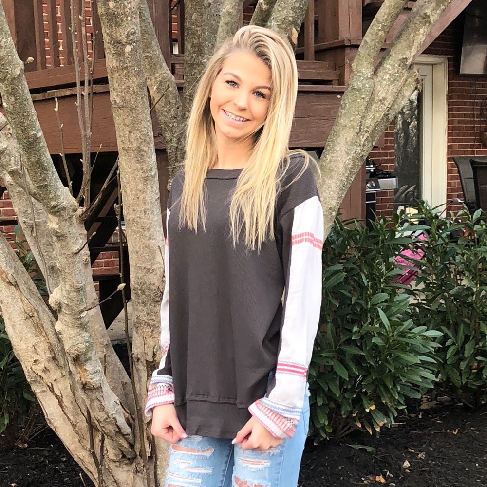Brand New Aztec Long sleeve top